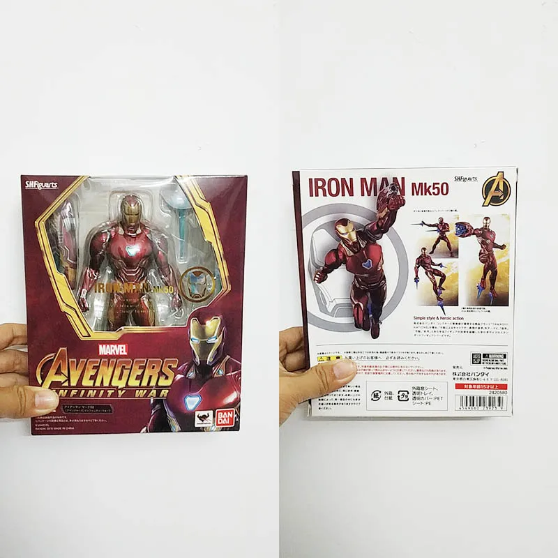 Фигурки Железного человека Мстители Бесконечность война Железный человек Mk50 Mark50