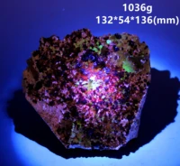 big 1036g natural florescent garnet mineral specimen stones and crystals healing crystals quartz gemstones from china