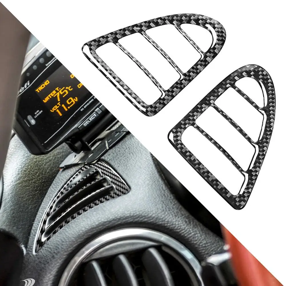

2Pcs Car Interior Left Right Air Outlets Stickers fit for Mazda RX8 2004-2008 Car Accessories