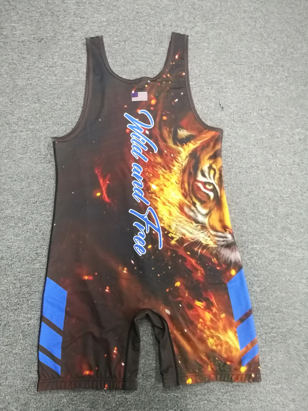 Kawasaki Sublimated Wrestling Singlet for Men and Youth, Power lifting and Exercise Equipment MMA Wrestling Cloth Underwear