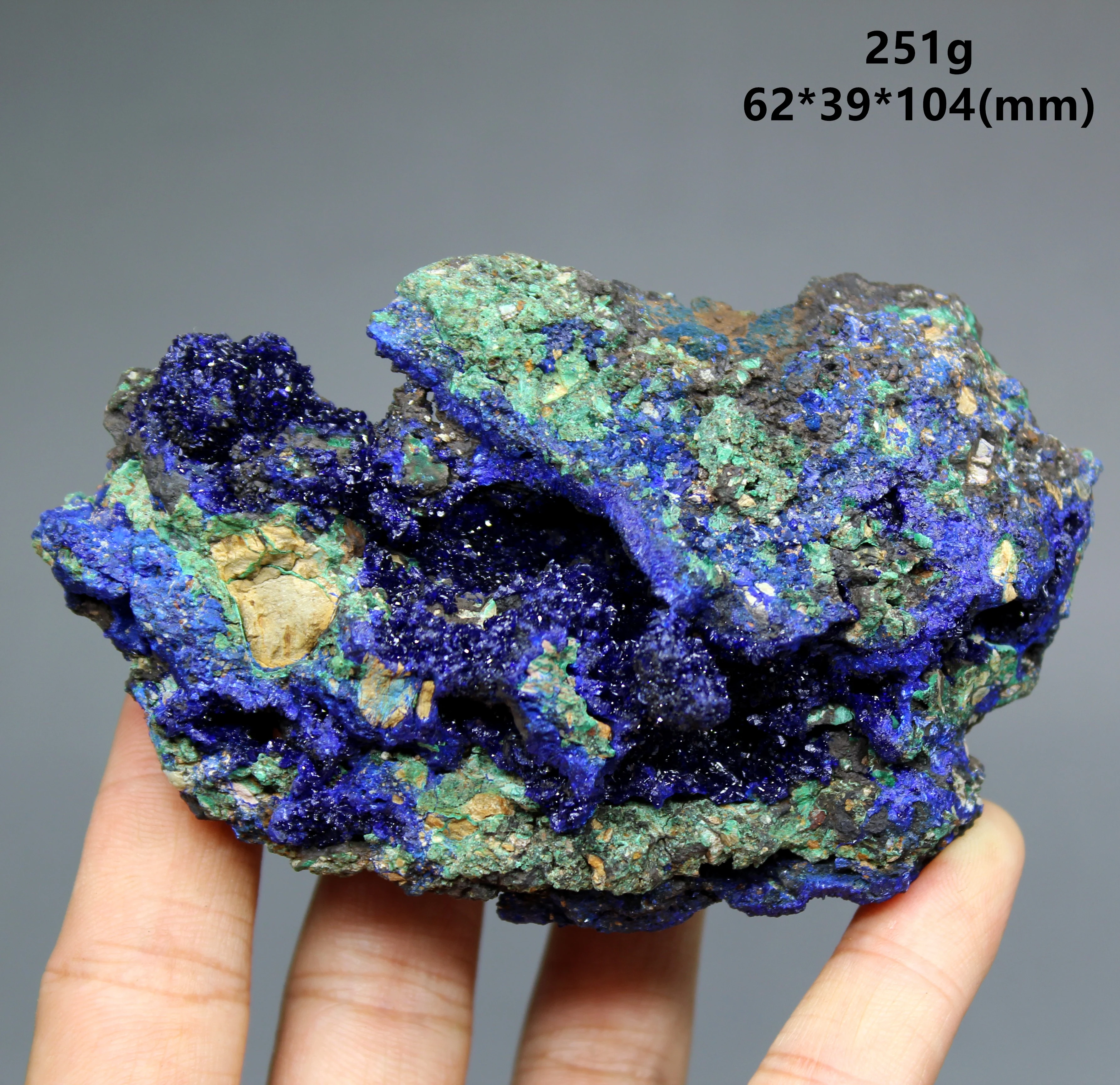 

100% Natural beautiful Shiny Azurite mineral specimen crystal Stones and crystals Healing crystal Free shipping