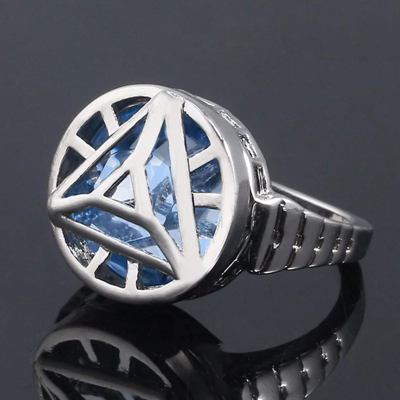 Дропшиппинг Marvel Мстители 4 танос кольца Железный человек Gauntlet bague homme anillos mujer женские ювелирные изделия с кристаллами - Цвет основного камня: бледный розовато-серый