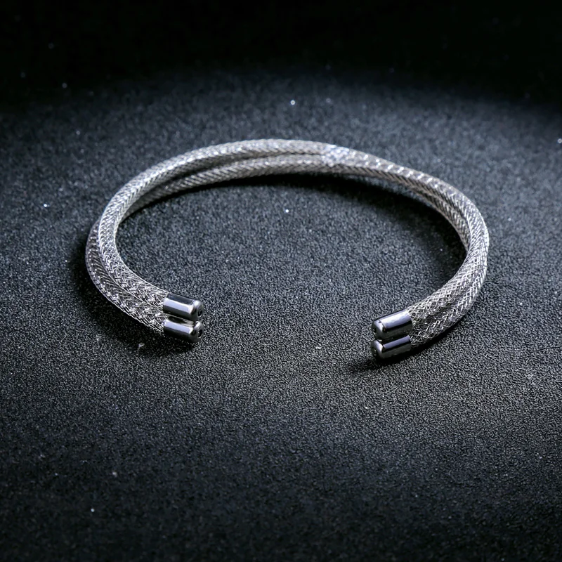 Новинка 2020 золотой цвет синий каучуковый браслет с подвесками модный Открытый