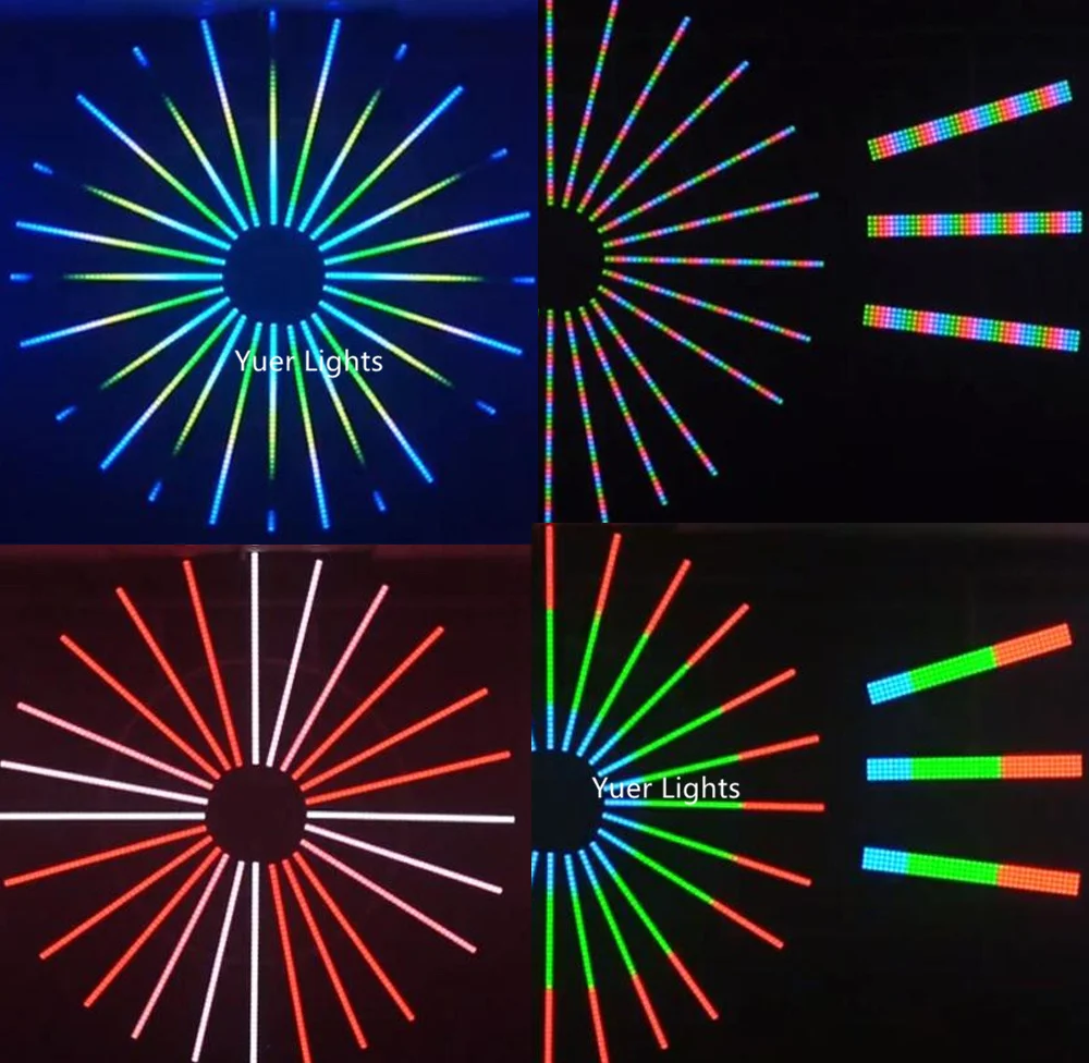16 шт. с контроллером RGB настенная шайба светодиодная Пиксельная трубка DMX бар