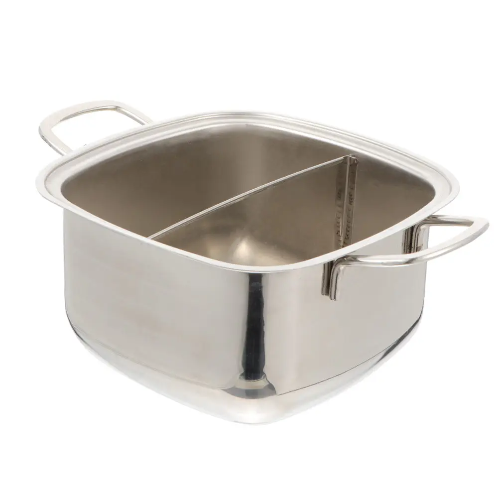 

1Pc Household Little Hot Pot Stainless Steel Sauce Pot Healthy Cookware Lid