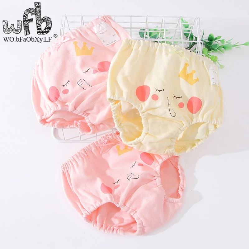 

Retail 2-12 years underwear for girls kids children baby 3 pieces per pack