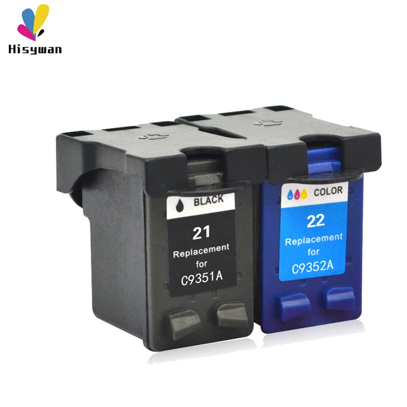 Сменный картридж Hisywan для принтеров HP 21 22 F2180 F2200 F2280 F4180 F300 F380 380 D2300 C9351A