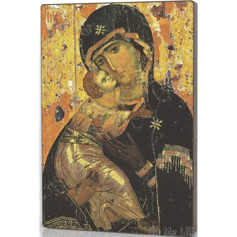 

Artel Russ Православная икона теотоко русских религиозных картин холст настенное искусство домашний декор