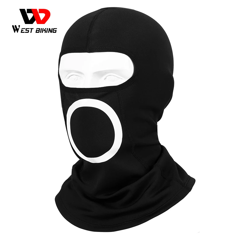 

WEST BIKING Winter Cycling Mask Fleece Thermal Warm Windproof Cycling Face Mask Balaclava Ski Mask Fishing Skiing Hat Headwear