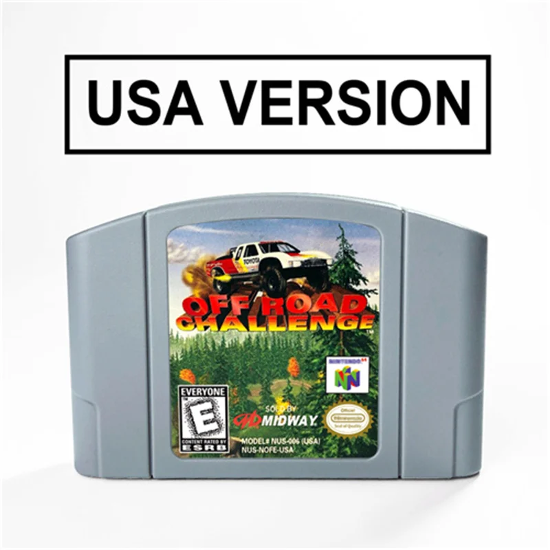 

Off Road Challenge For 64 Bit Video Game Cartridge USA Version NTSC Format