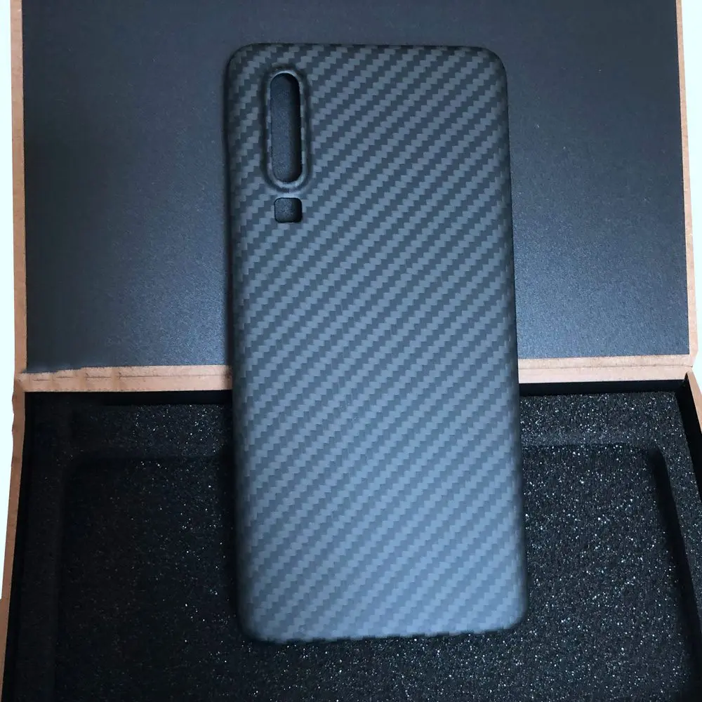 P30 matte black Чехол из углеродного волокна для huawei P30 PRO P30 P20 PRO P20 Ультратонкий чехол ручной работы - Цвет: P30 matte black
