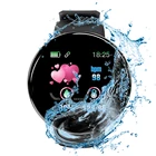 Оптовая продажа, умные электронные часы для мужчин и женщин, измеритель артериального давления, пульса, Bluetooth, Круглый фитнес-трекер, умные часы D18