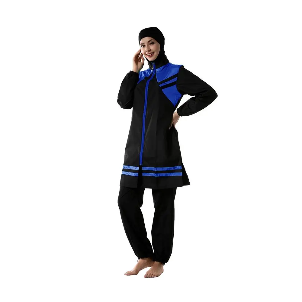 Новинка 2020 купальник Burkini для мусульманских женщин 3 шт. хиджаб купальный костюм с