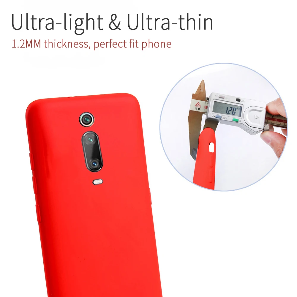 Чехол Essager для Xiaomi mi 9T Redmi K20 Note 7 Pro Ультратонкий Мягкий защитный чехол из жидкого