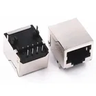 10 шт RJ45 разъем 8 Pin кабель интерфейса экранированный Кристалл головка свет медь корпус соединителя Female 8P8C