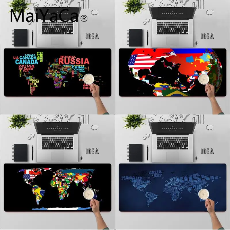 

MaiYaCa название стран и национальные флаги офисные мыши коврик для мыши игровой коврик для мыши большой Deak коврик 900x400 мм для overwatch/cs go