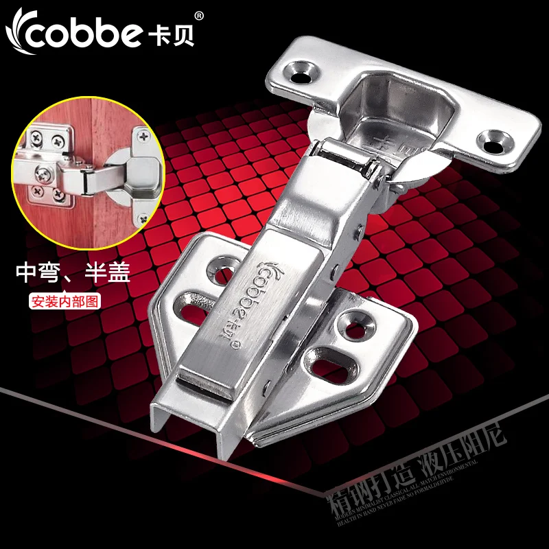 Нержавеющие петли для шкафа планшетов дверных шкафов латунный Гидравлический