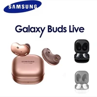Samsung Galaxy Buds Live  BUDSLIVE True Wireless Earbuds w Active Noise Cancelling Wireless Charging Black White Gold