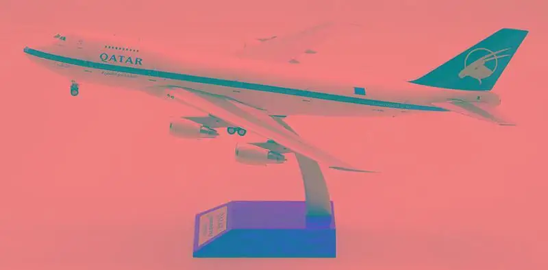 Inflight QATAR BOEING 747 B747SR A7-ABK 1/200 литье под давлением модель самолета |