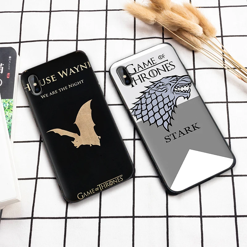 Мягкий ТПУ чехол Thrones House Stark для Apple IPhone X XR XS MAX 5 5S 5C SE 6 S 7 8 Plus ipod touch силиконовый |