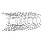 Тепличный остекление зажимы, нержавеющая сталь W Тип Зажимы лист Пружинные зажимы для теплицы стекло дом Твин-Холла веб 100 шт