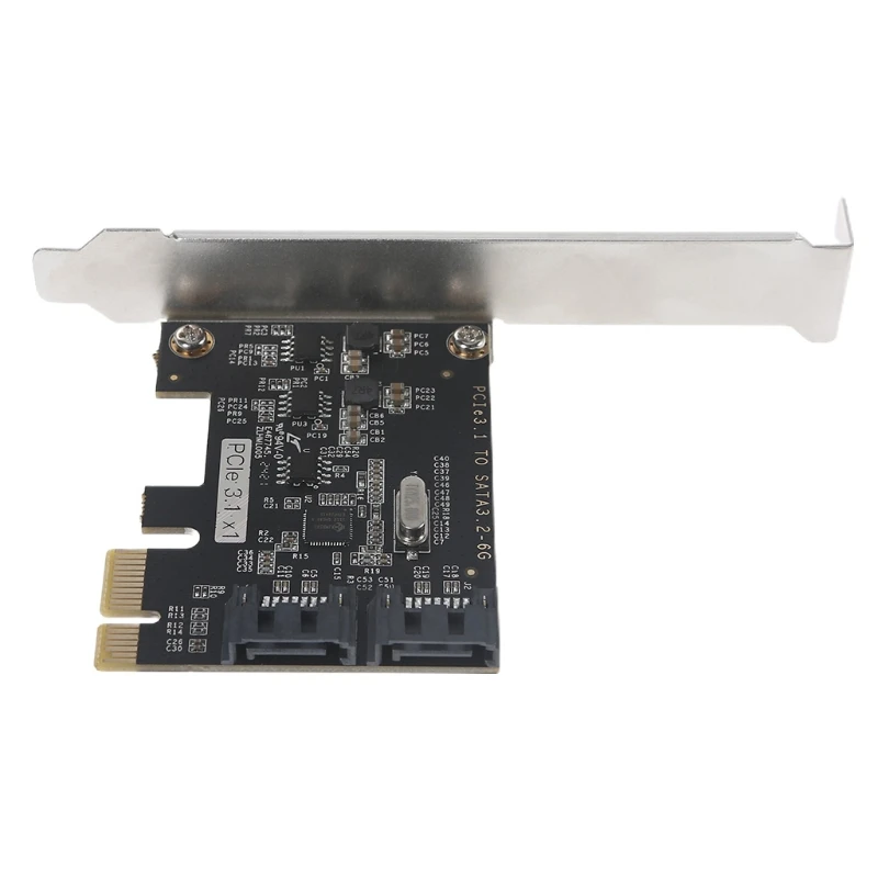 PCIE X1 на SATA3 плата расширения с двойным портом SATA PCI Express контроллер адаптер для Windows