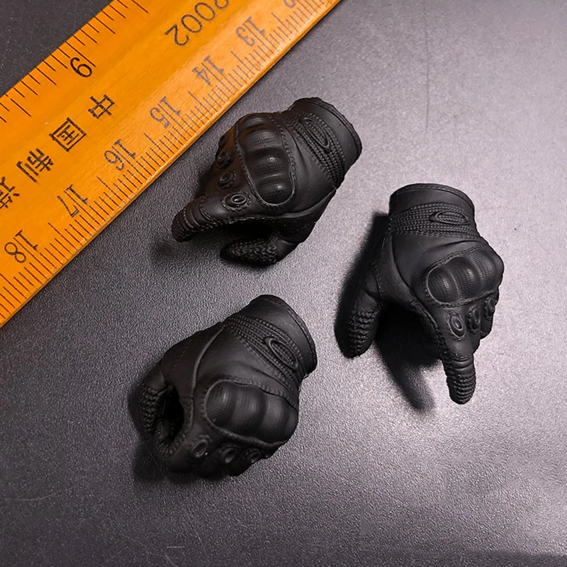

3PCS/SET Russia U.S PMC Black Sand Hand Types Gloves Models for 12''Figures Bodies Accessories DIY