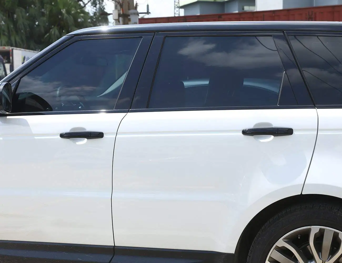 Замена АБС матовая наружная дверная ручка планки для Land Rover Discovery Sport LR5 Evoque Vogue LR405 |