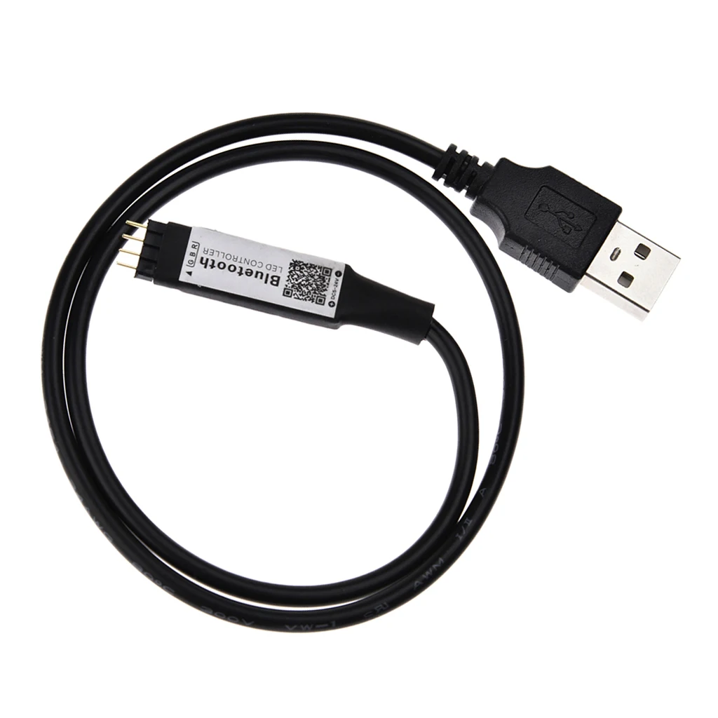 

Mini Bluetooth Controller for TV Back LED Light Strips 5V USB Output Black