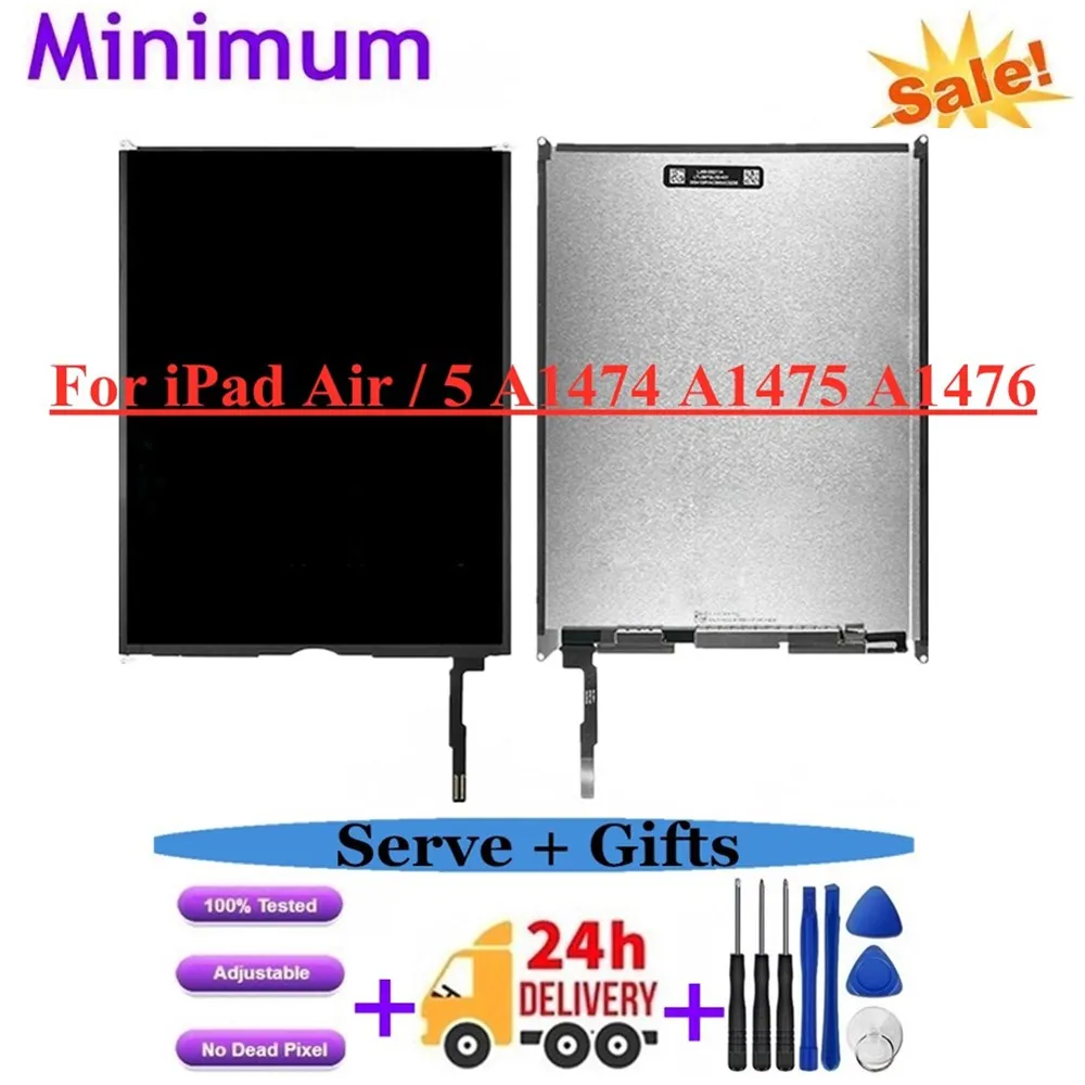 Для iPad Air/5 5th A1474 A1475 A1476 планшет ЖК-экран без сенсорного экрана Запасные части для iPad5 lcd s+ Бесплатные инструменты