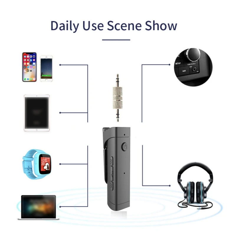 Newst Bluetooth 4,2 аудио приемник беспроводной адаптер смартфон гарнитура аудио адаптер аудио музыка автомобильный комплект динамик спортивные наушники