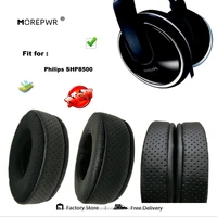 replacement ear pads for philips shp8500 shp 8500 shp 8500 headset parts leather cushion velvet earmuff earphone sleeve cover