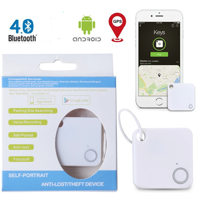 

New 1PC Mini GPS Tracking Device Tag Key Child Finder Pet Tracker Location Bluetooth-compatible Smart Tracker Vehicle Anti-lost