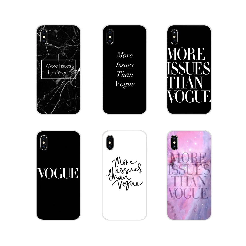 Чехол для мобильного телефона Чехлы надпись More Issues Than Vogue милые Huawei NOVA 2 3 2i 3i Y6 Y7 Y9