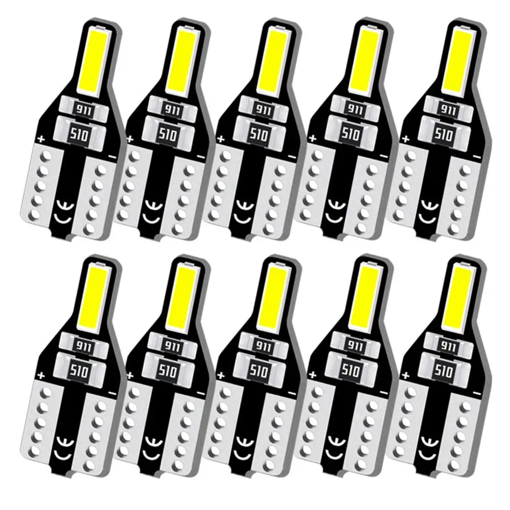 10x T10 W5W светодиодные внутренние фары Автомобильные 12 В для Alfa Romeo 159 147 156 166 164 Giulietta