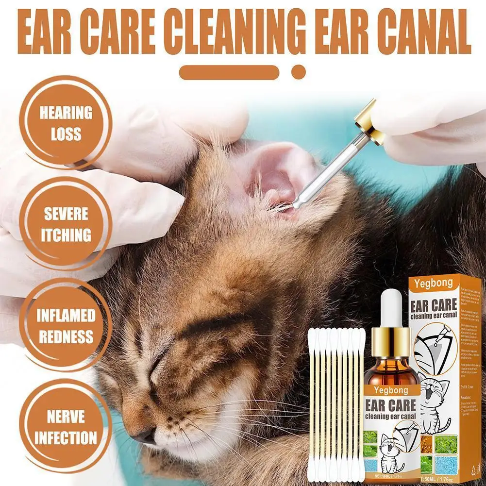 

Pet Eye Drops Ear Cleaning Liquid Pet Dog Auricular Ear Eye Kitten Against Killer Infection Puppy Supplies Non-toxic Mi C0z8