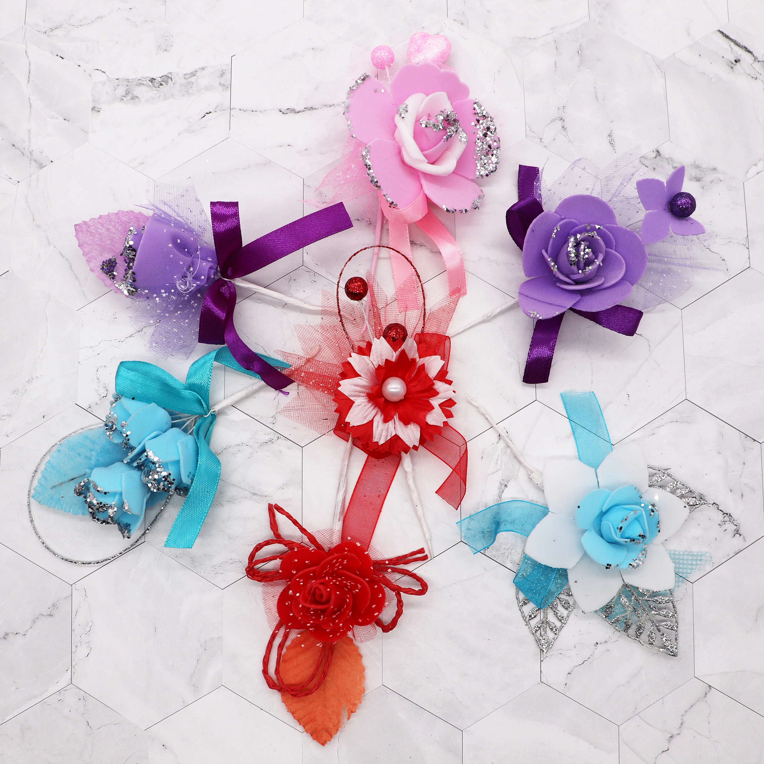 1 шт. пена кружева розы Искусственные цветы ручной работы украшения DIY