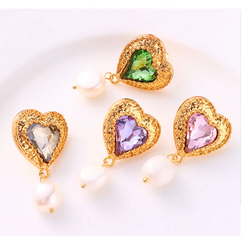 

Женские Элегантные Очаровательные серьги-подвески с жемчугом в форме сердца обруч с кристаллами Стразы ювелирные изделия аксессуары