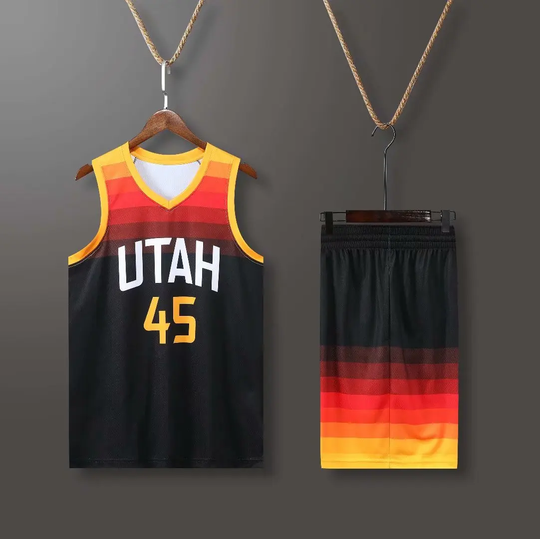 

Adults All Stars Basketball Jersey and Shorts Men Basketball Uniforms Clothes Basketball Vest Sets Summer