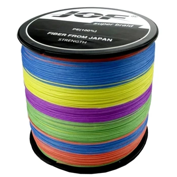 JOF X12 X9 1000M 500M 300M 100M Braided Fishing Lines 12/9 Weaves 20-120LB Smooth PE Multifilament Line for Sea Fishing 2