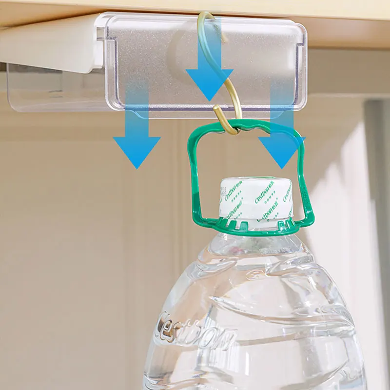 Под столом прозрачный ящик рабочий стол Коробка для хранения канцелярских