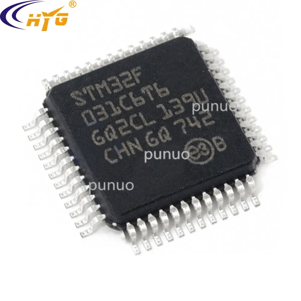 Оригинальный аутентичный STM32F031C6T6 Инкапсуляция LQFP 48 32 битный микроконтроллер 32K
