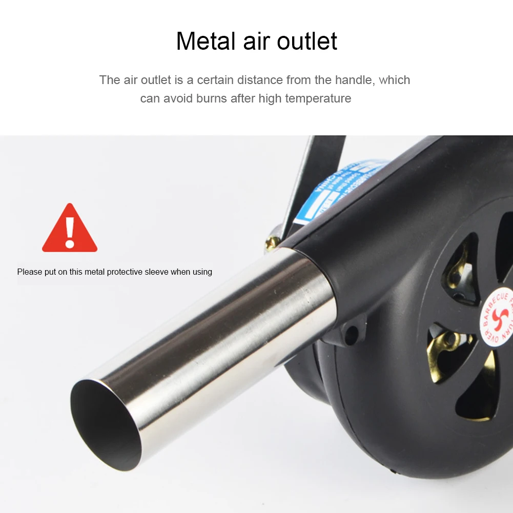 Ручной уличный вентилятор для барбекю воздуходувка портативный гриль с ручным