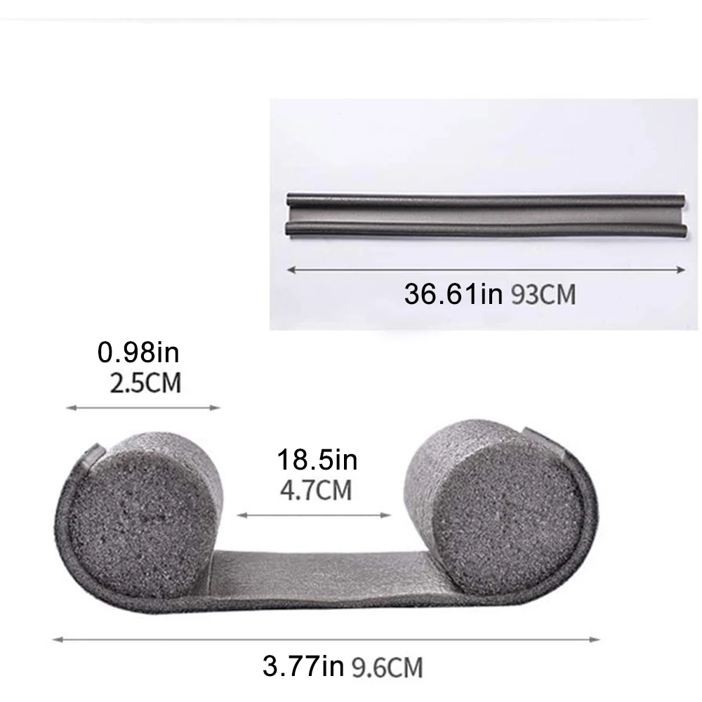 93cm door draft stopper weather stripping door sweep adjustable under blocker weatherstrip house sound insulation strip free global shipping