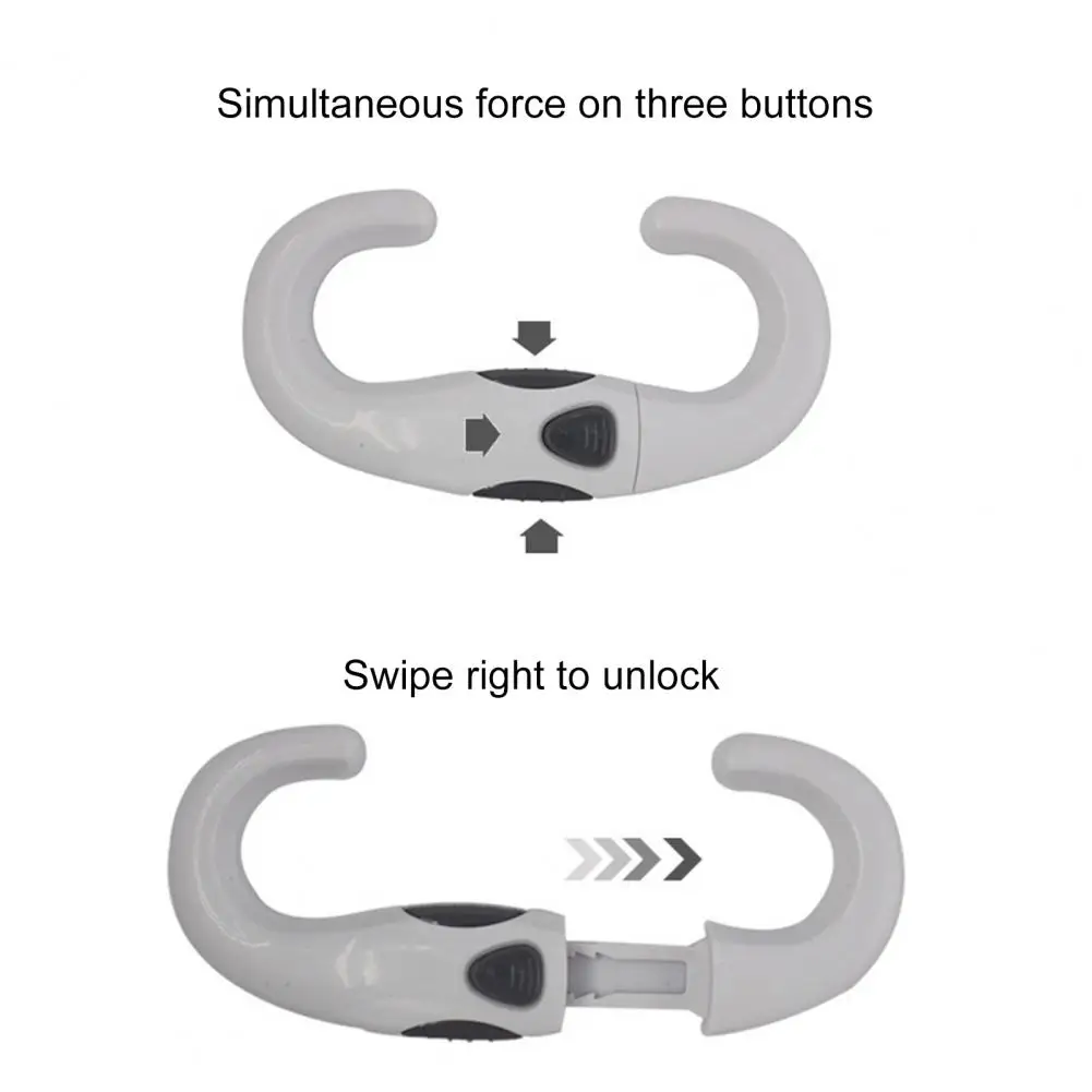Портативный детский замок C-образный дизайн Простая установка