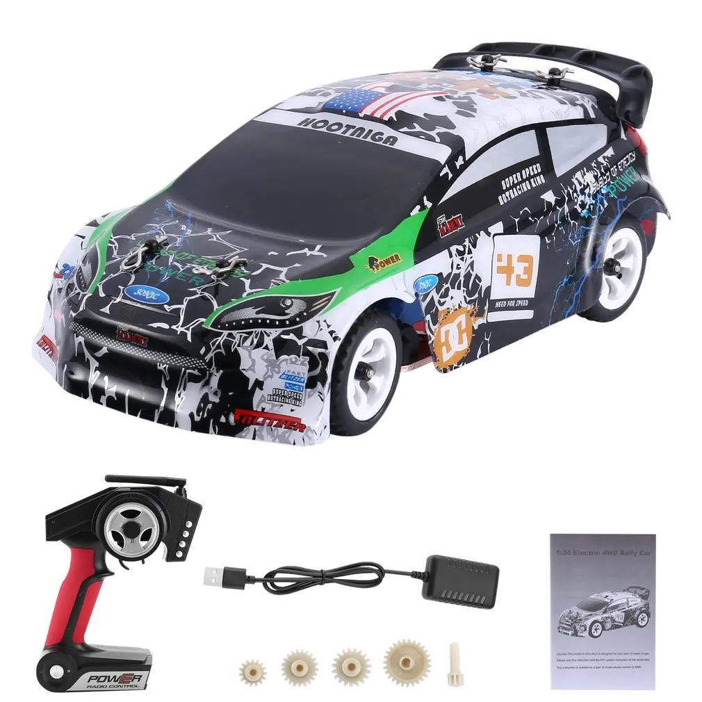 

Wltoys K989 1/28 4WD Brushed RC Remote Control Rally Car RTR with Transmitter Explosion-proof Racing Car Drive Vehicle