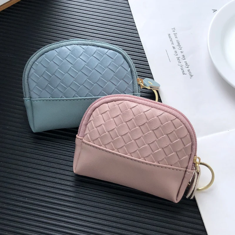 Новинка 2019 модный вязаный женский кошелек для монет мини мелочи маленькие ключи