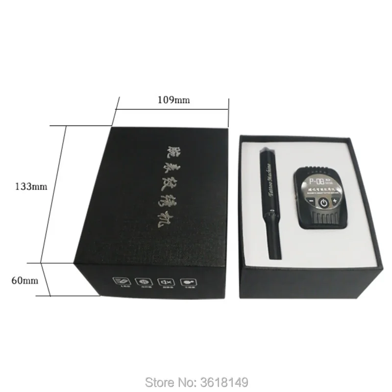 

Smart Watch Tattoo Pen Machine for Eyebrow Lip Eyeliner Magnetic Permanent Makeup Machine for Cartridge Needles Red Blue Black