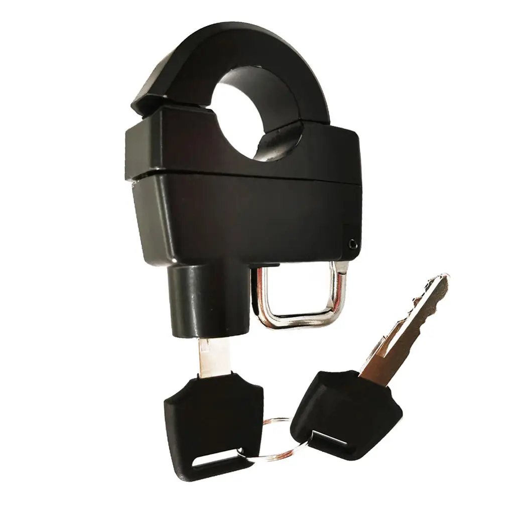 

Scooters Motorcycle Helmet Lock for 22-26mm Handlebar Easy Secure Durable