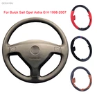 GERAYBU заказной DIY кожаный чехол рулевого колеса автомобиля ручной работы для Buick Sail Opel Astra G H 1998-2007 Opel Zafira A 1999-2005